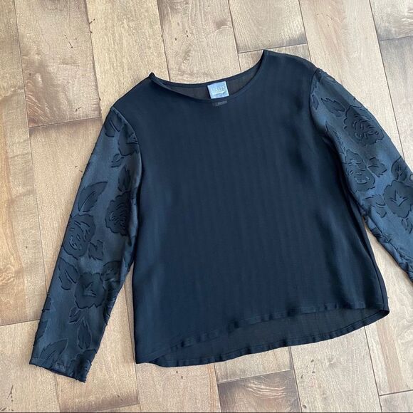 Vintage staley Gretzinger Silk Blend Top Blouse 1 - Picture 1 of 8